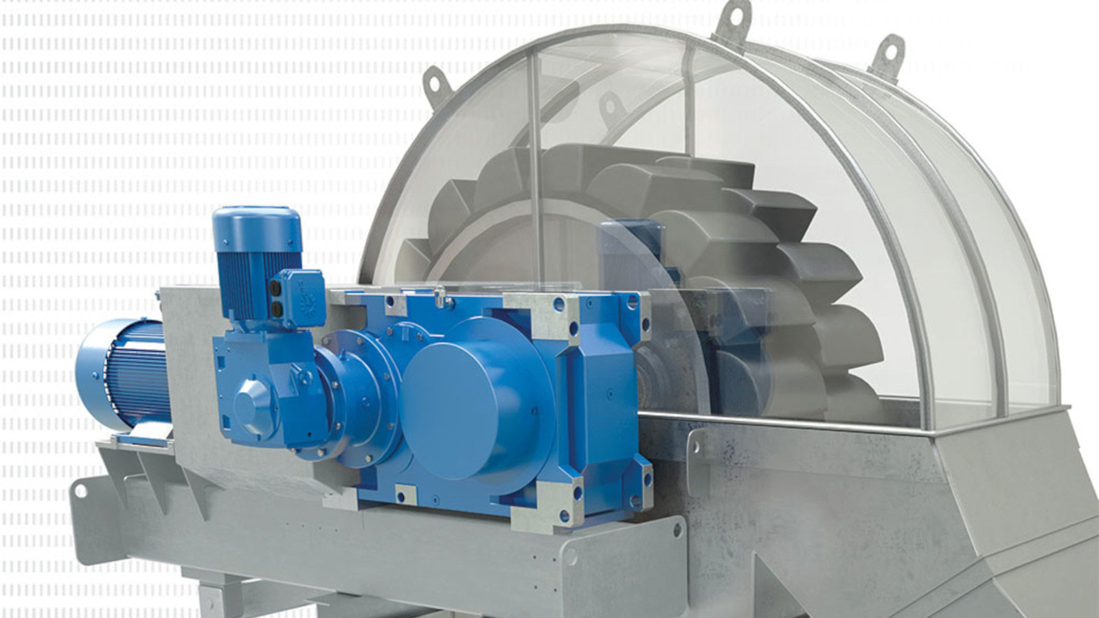 A diagram of a Nord gear unit installed in a bucket elevator. Nord will be showing off several such gear units at GEAPS Exchange 2026.